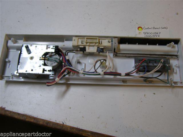 MAYTAG DISHWASHER 99001567 12001542 99001872 99001848 WHT CONTROL PANEL W/ TIMER MAYTAG DISHWASHER 99001567 12001542 99001872 99001848 WHT CONTROL PANEL W/ TIMER